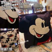 (出清) 香港迪士尼樂園限定 米奇 造型刺繡圖案方形大抱枕 (BP0050)